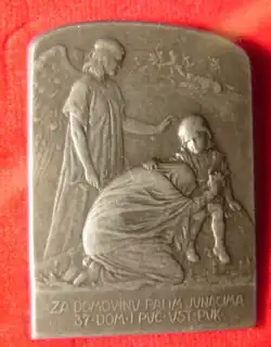 Знак отличия, посвящённый погибшим солдатам 37-го домобранского полка