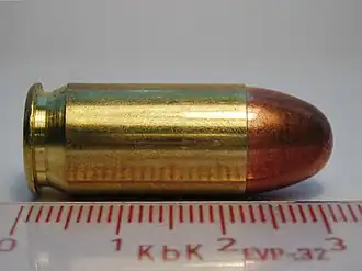 Патрон .45 Auto современного чешского выпуска.