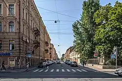 Вид на улицу с Московского проспекта