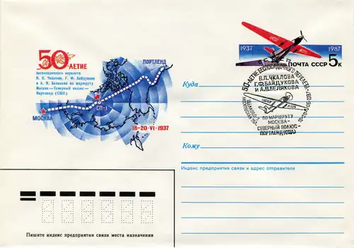 Почта СССР,1987 год