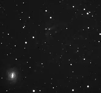 Комета 74P/Смирновой&nbsp;— Черных (~17m; 3,6 а. е. от Солнца)  на небе вблизи галактики PGC 49413