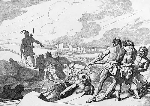 Поход Олега в Царьград. Ф. А. Бруни, (1839)