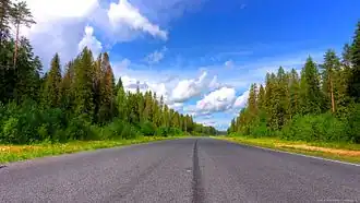 Автодорога A119 в Вологодской области