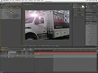 Скриншот программы Adobe After Effects