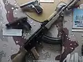 AK-63, захваченный американскими войсками во время войны в Персидском заливе, выставка 45-го пехотного музея