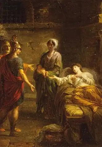 «Умоляющая стражу Арета», Жан-Шарль Перрин