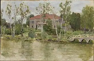 Картина А. М. Васнецова «Усадьба Михалёво»