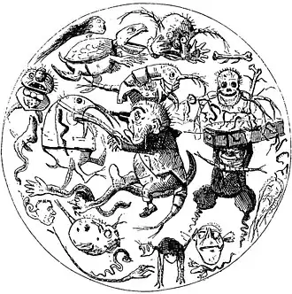 Что в капле воды из Темзы увидел «Панч» (1850)