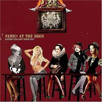 Обложка альбома Panic! at the Disco «A Fever You Can’t Sweat Out» (2005)