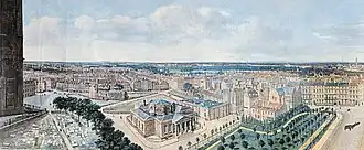 Панорама Лондона (1815). Фрагмент.