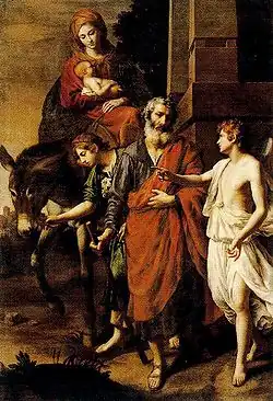 Бегство в Египет. Между 1630 и 1633. Холст, масло. Прадо, Мадрид