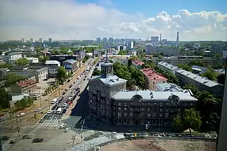 Вид на Тартуское шоссе с отеля «Swissotel», 2022 год