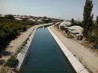 Апшеронский канал в посёлке Сарай