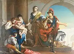Прощание Гектора с Андромахой у Скейских ворот. 1740