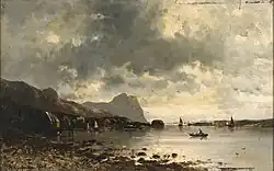 Пейзаж с фьордом