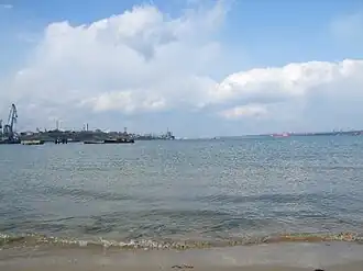 Вид на приморскую часть лимана