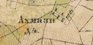 План деревни Ахмузи. 1885 год