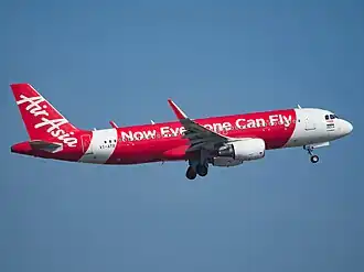 AirAsia India Airbus A320neo в ливрее «Now Everyone Can Fly»