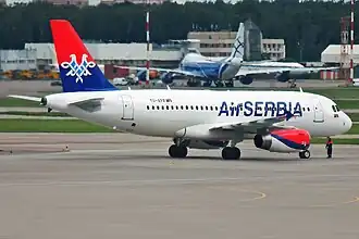 Airbus A319 Air Serbia