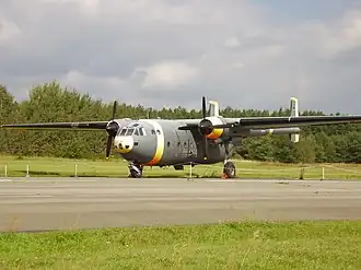 Nord Noratlas в музее военно-воздушных сил Бундесвера