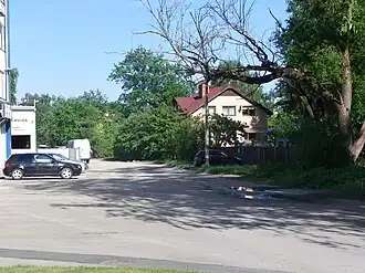 Вид от улицы Лапсу