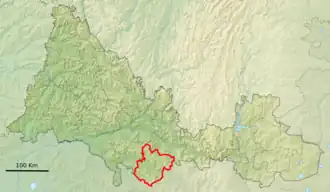 Акбулакский район на карте