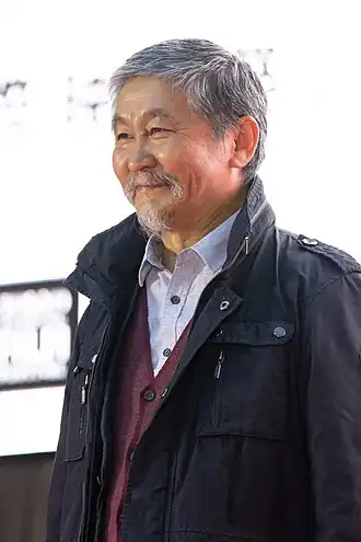 Актан Арым Кубат на съёмках фильма "Кентавр", 2016 год