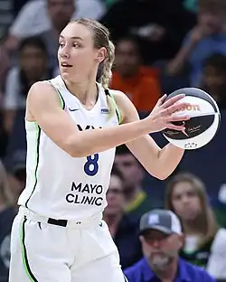 Аланна Смит в игре за «Миннесота Линкс» против «Сиэтл Шторм» (9 июня 2024 года)