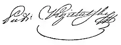 Изображение автографа