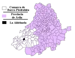 Расположение муниципалитета на карте провинции