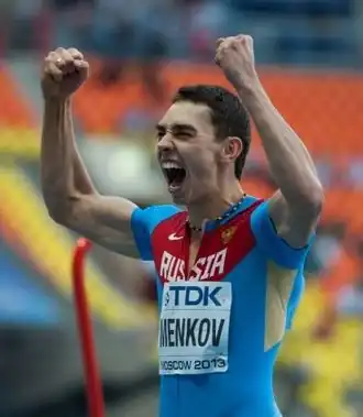 А. Меньков на чемпионате мира 2013 года