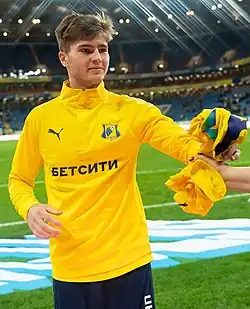 Мухин в составе «Ростова» в 2022 г.