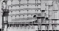 Здание придворной оперы в Мангейме. Ортогональный разрез. 1737