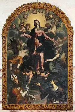 А. Турки. Ассунта (Вознесение Девы Марии) со святыми Николаем и Чечилией