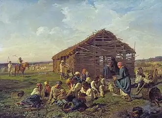 Отдых на сенокосе (1861)