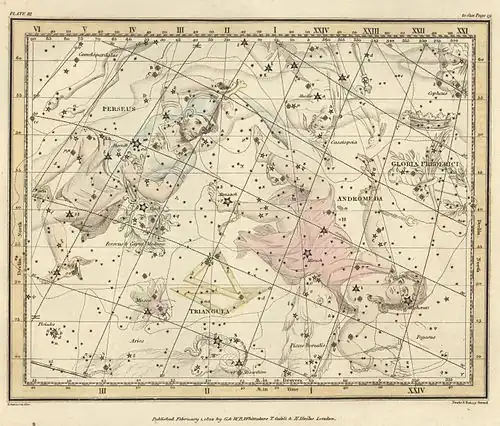 Страница № 6:  Персей и Голова Горгоны,  Андромеда,  Треугольник и  Слава Фридриха II