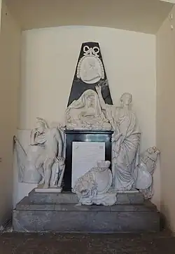 Надгробие Александра Голицына по проекту Гордеева