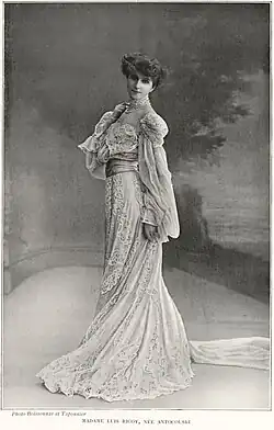 Александра Антокольская, в замужестве Рикой. Le Figaro-Modes, Ноябрь, 1903 год.