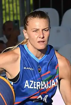 Александра Молленхауэр в матче со сборной Турции на V Играх исламской солидарности