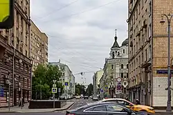 Вид переулка Александра Невского со стороны 1-й Тверской-Ямской улицы