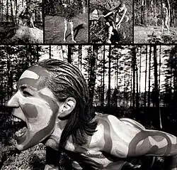 Фотодокументация перформанса, 10 августа 2017. Карельский перешеек