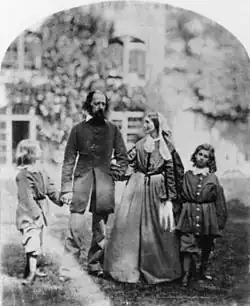 Оскар Густав Рейландер. Альфред и Эмили Теннисон с детьми, около 1862