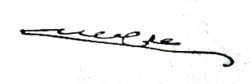 Изображение автографа