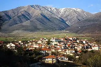 Ахладохорион[болг.] и южный склон Орвилоса (Славянки)