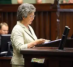 Алиция Гжеськовяк в 2009 году