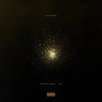 Обложка сингла Кендрика Ламара и SZA «All the Stars» (2018)