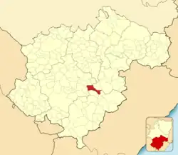 Расположение муниципалитета на карте провинции