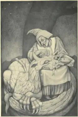 Иллюстрация к балладе, выполненная Верноном Хиллом