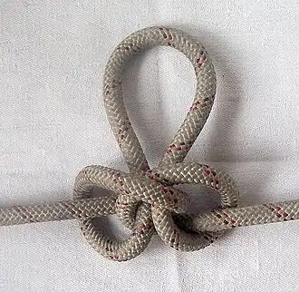 Австрийский проводник, альпийский мотыль, узел третьего, узел среднего, срединный проводник, бергшафт, ездовая петля, узел центрального, бабочка, промежуточный проводник, петля связиста.Профессиональный У., не скользит, не изнашивается, компактный.