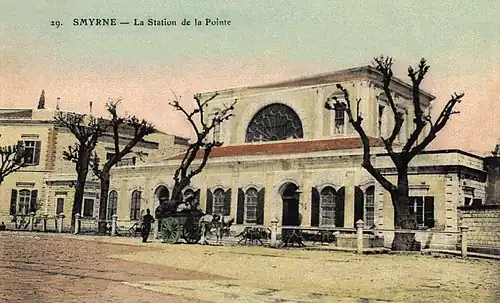 Вид вокзала в начала XX века